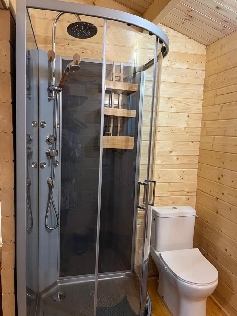 Douche hydromassante Chalets de Marie