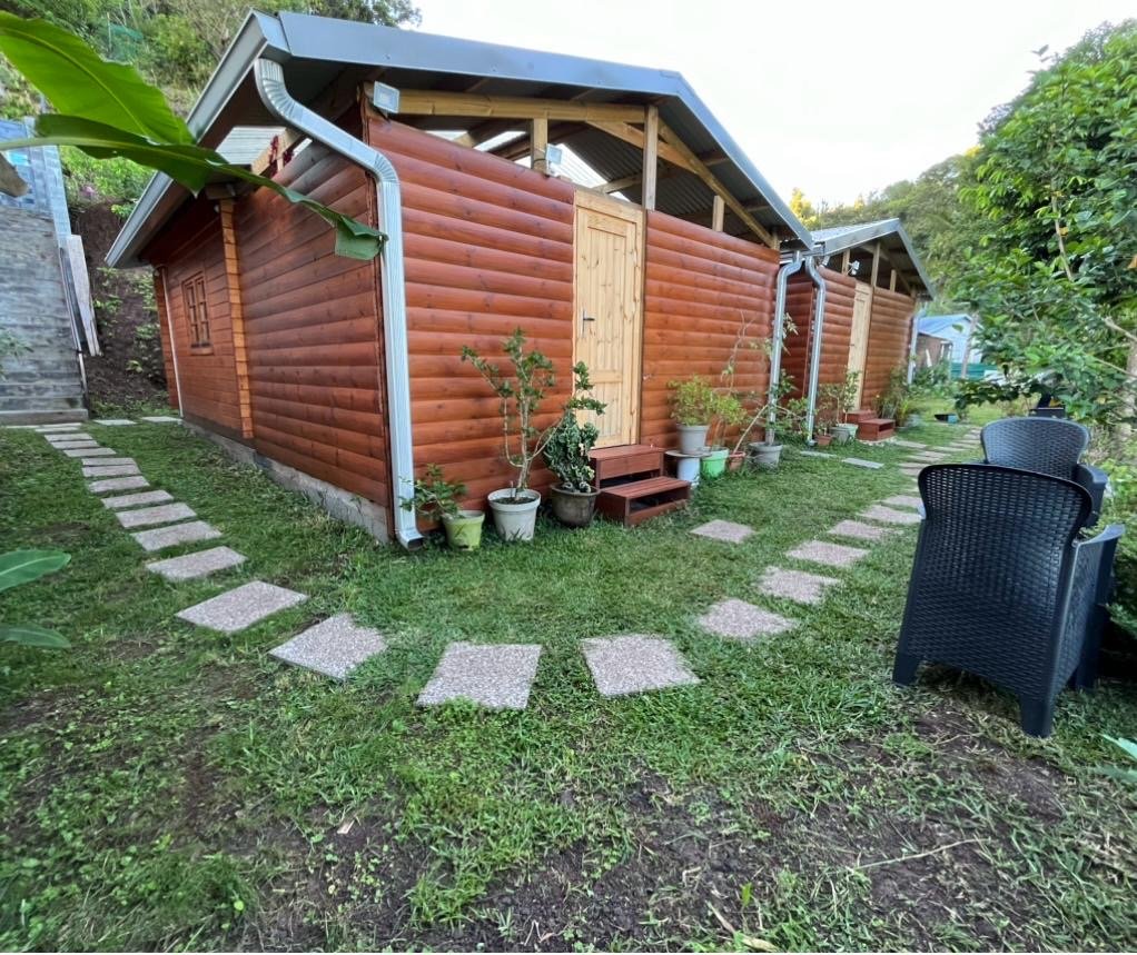 Espace extérieur aménagé chalets de Marie